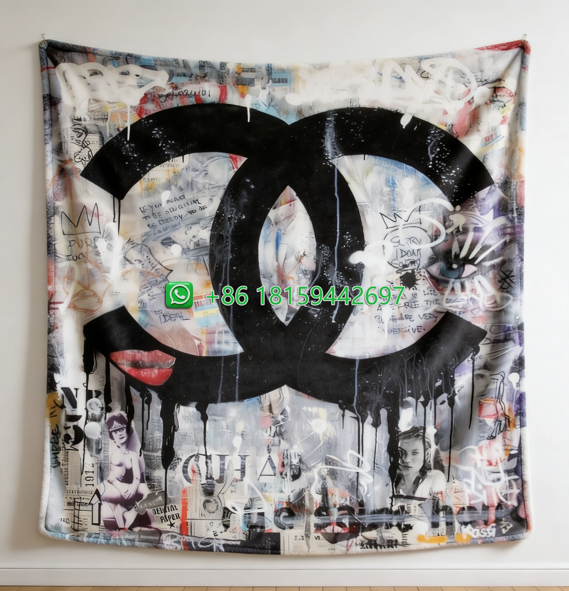 Chanel Throw Blankets